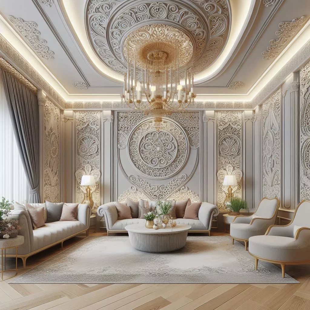 Gypsum board decor 2024 with pictures (3)	